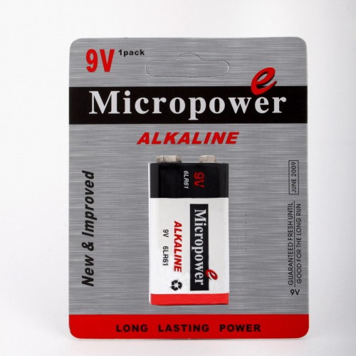 Alkaline battery 9v/6lr61